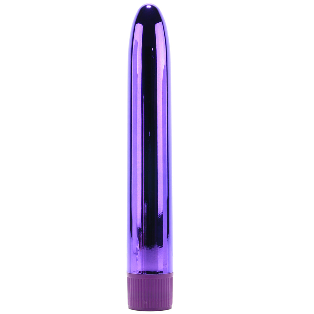 Classix 7 Inch Slimline Rocket Vibe in Metallic Purple Vibrators > Traditional Vibrators