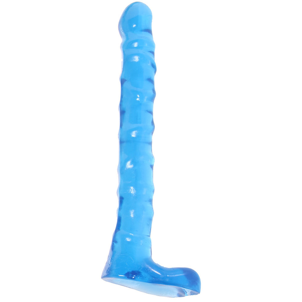 Raging Hard-Ons Slimline 9 Inch Ballsy in Blue Dildo Sex Toys > Anal Dildos