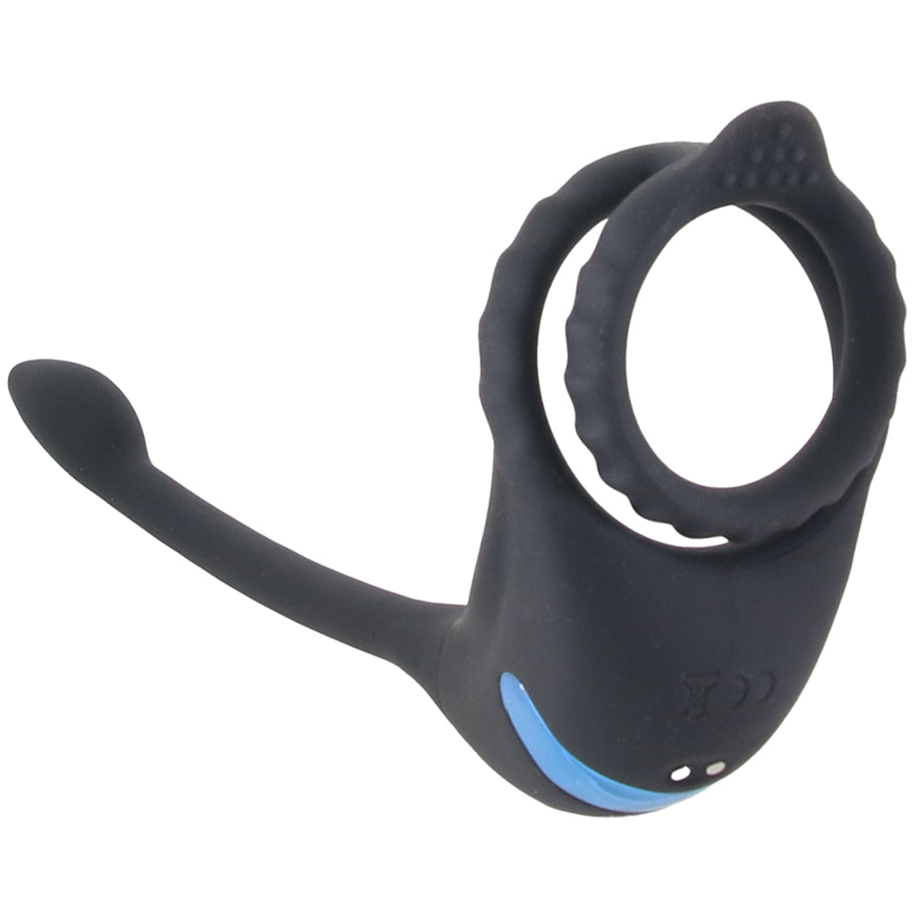 Trinity Men Vibrating C-Ring & Anal Stimulator Cock Rings