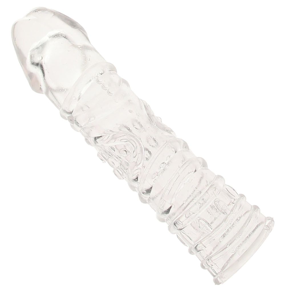 Blue Line 6.5 Inch Veiny Penis Extension Sleeve Male Enhancement > Extenders and Sleeves