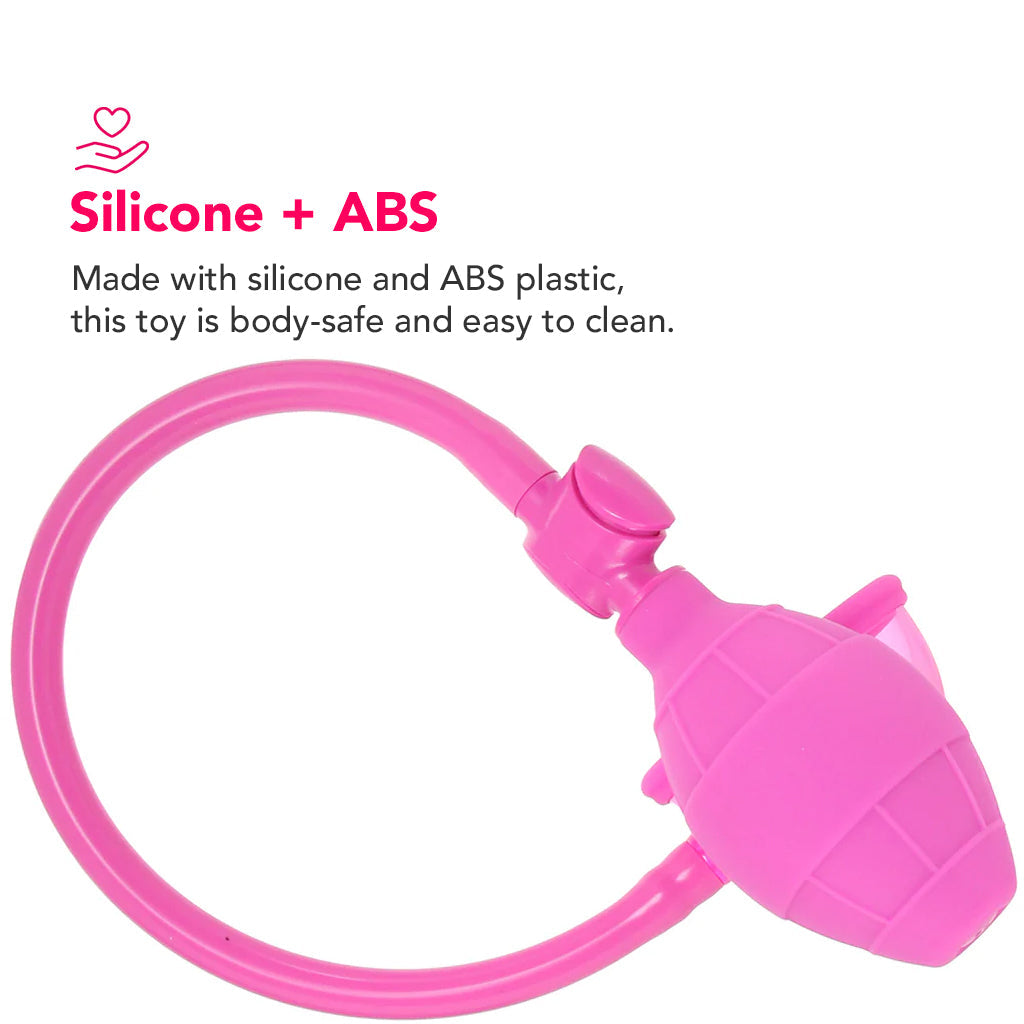 PinkCherry Mini Silicone Clitoral Pump in Pink Vibrators > Clitoral Suction & Stimulation
