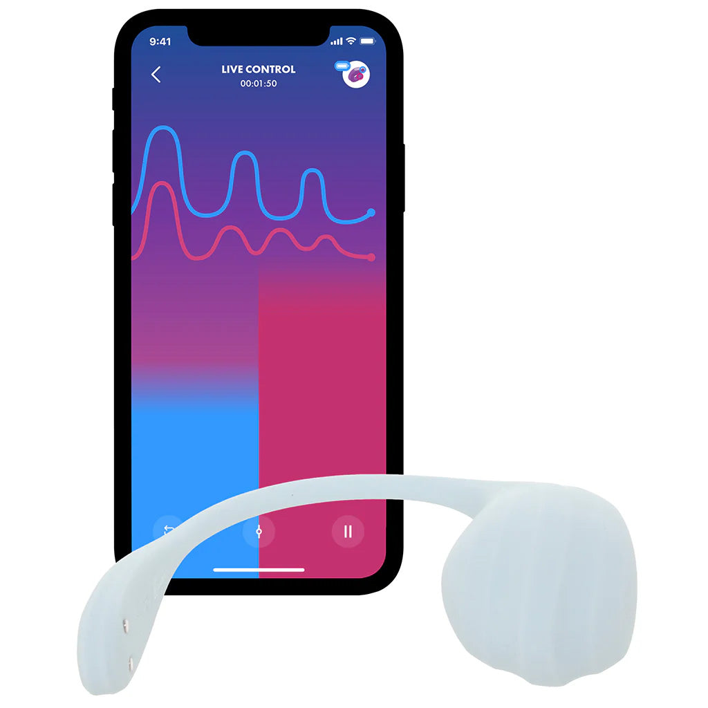 Satisfyer Smooth Petal Wearable Vibe in Light Blue Vibrators > Bullet and Egg Vibrators