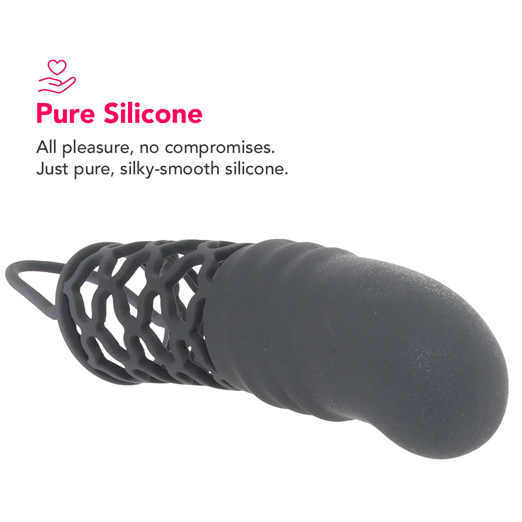 Silicone 2 Inch Extension in Black Male Enhancement > Extenders and Sleeves