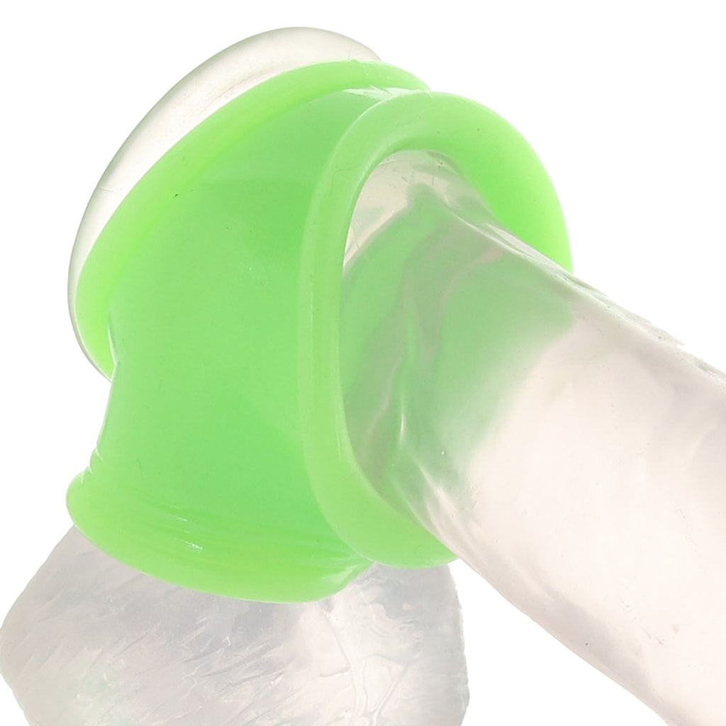 Ouch! Glow In The Dark Cock & Ball Strap Cock Rings