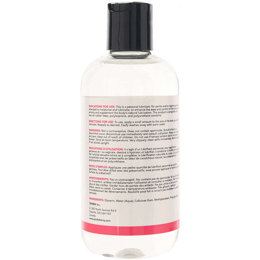 PinkCherry Water Based Lubricant in 8oz/240ml Lubes and Lotions > Water Based Sex Lubes