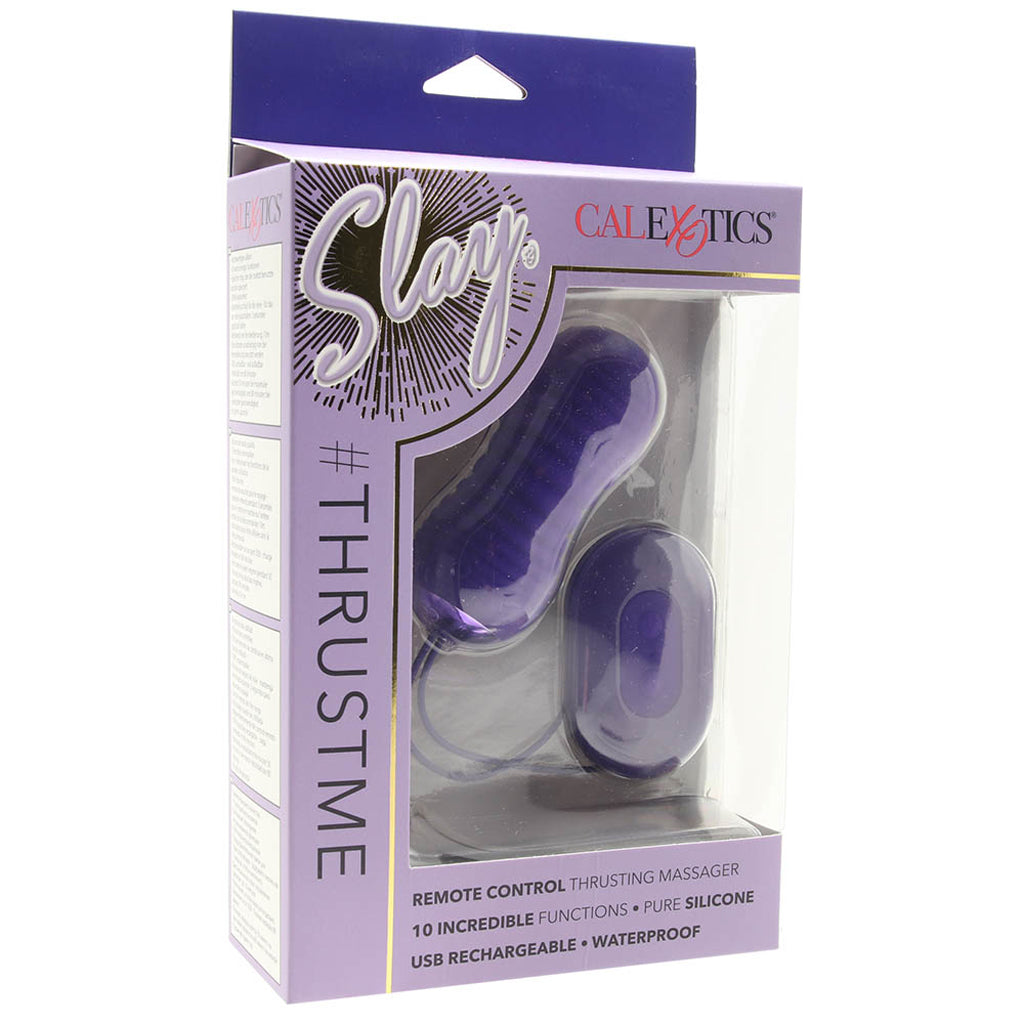 Slay #ThrustMe Remote Thrusting Vibe Vibrators > Bullet and Egg Vibrators