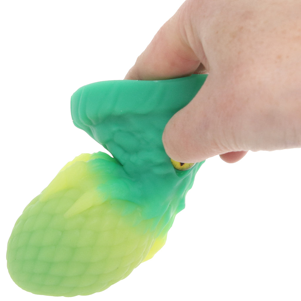 Creature Cocks Eye of the Dragon Silicone Plug in Green Anal Sex Toys > Butt Plugs