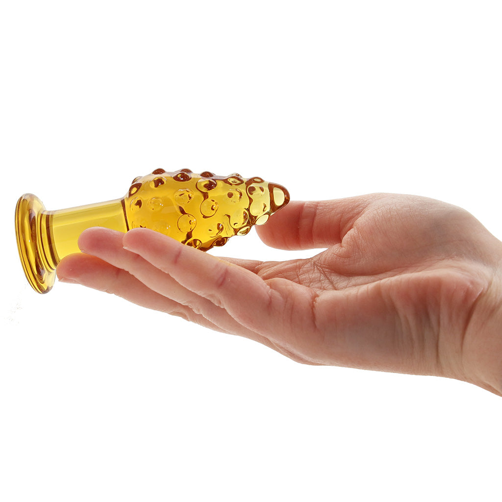 gläs Cornstar 4 Inch Glass Butt Plug Anal Sex Toys > Butt Plugs