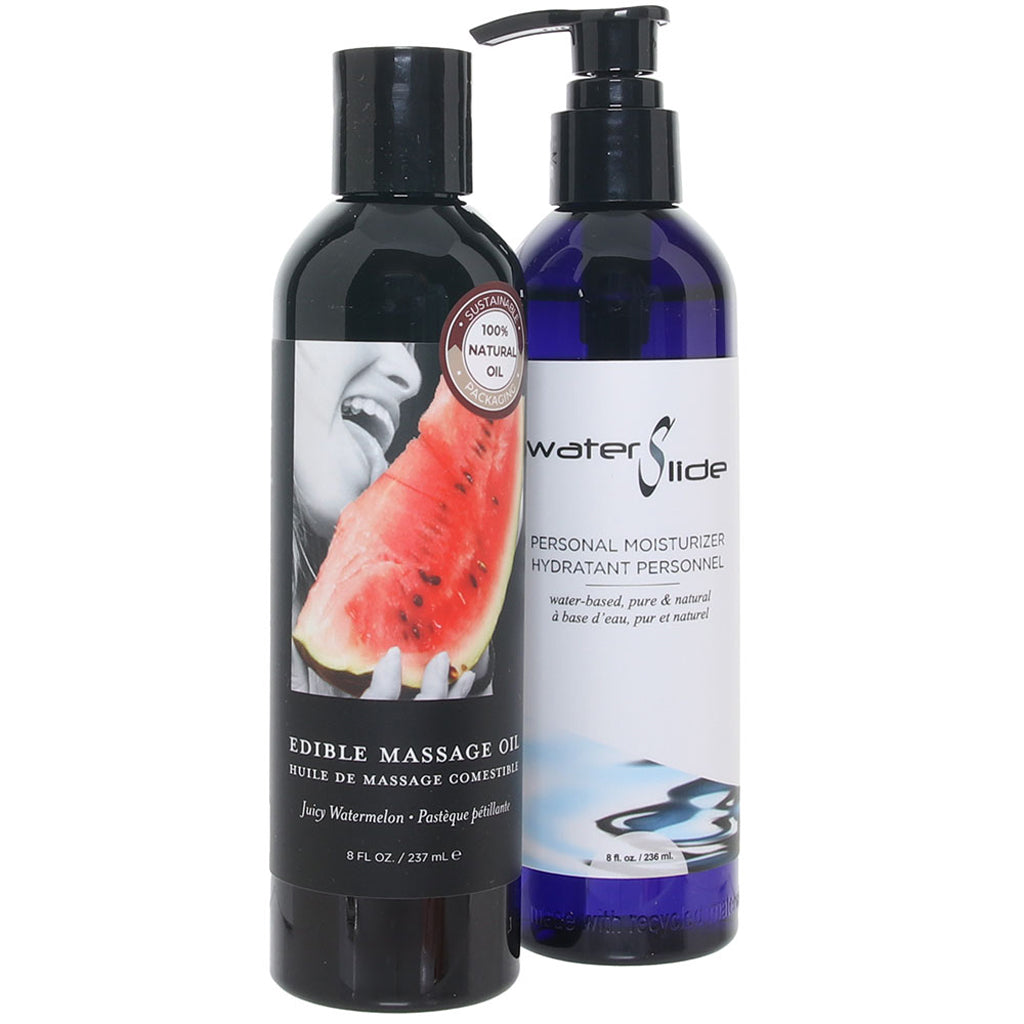 Hemp Seed Better Together Set in Juicy Watermelon Lubes and Lotions > Flavored Sex Lubes