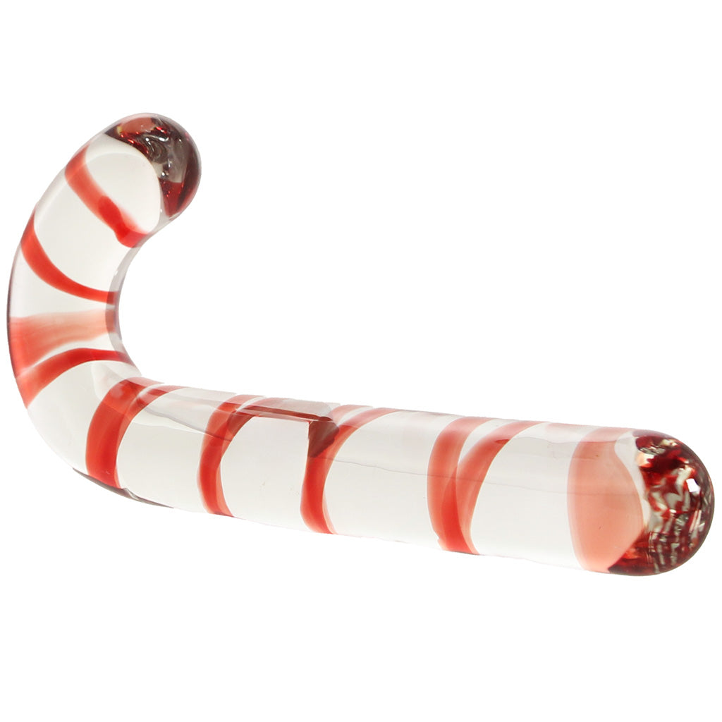 gläs Candy Cane Dream Glass Dildo Dildo Sex Toys > G-Spot Dildos