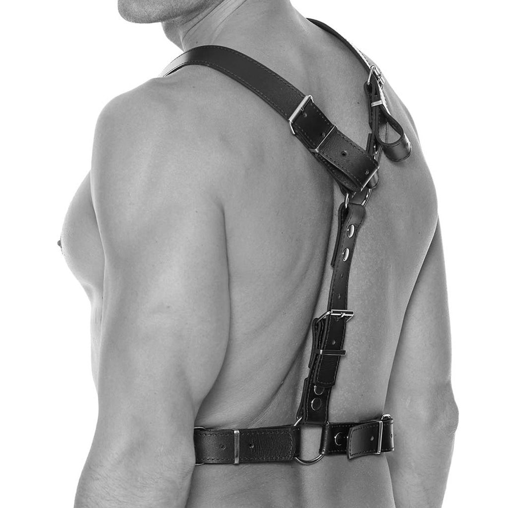 Ouch! Twisted Bit Bonded Leather Harness Bondage and Fetish > Tools & Accessories