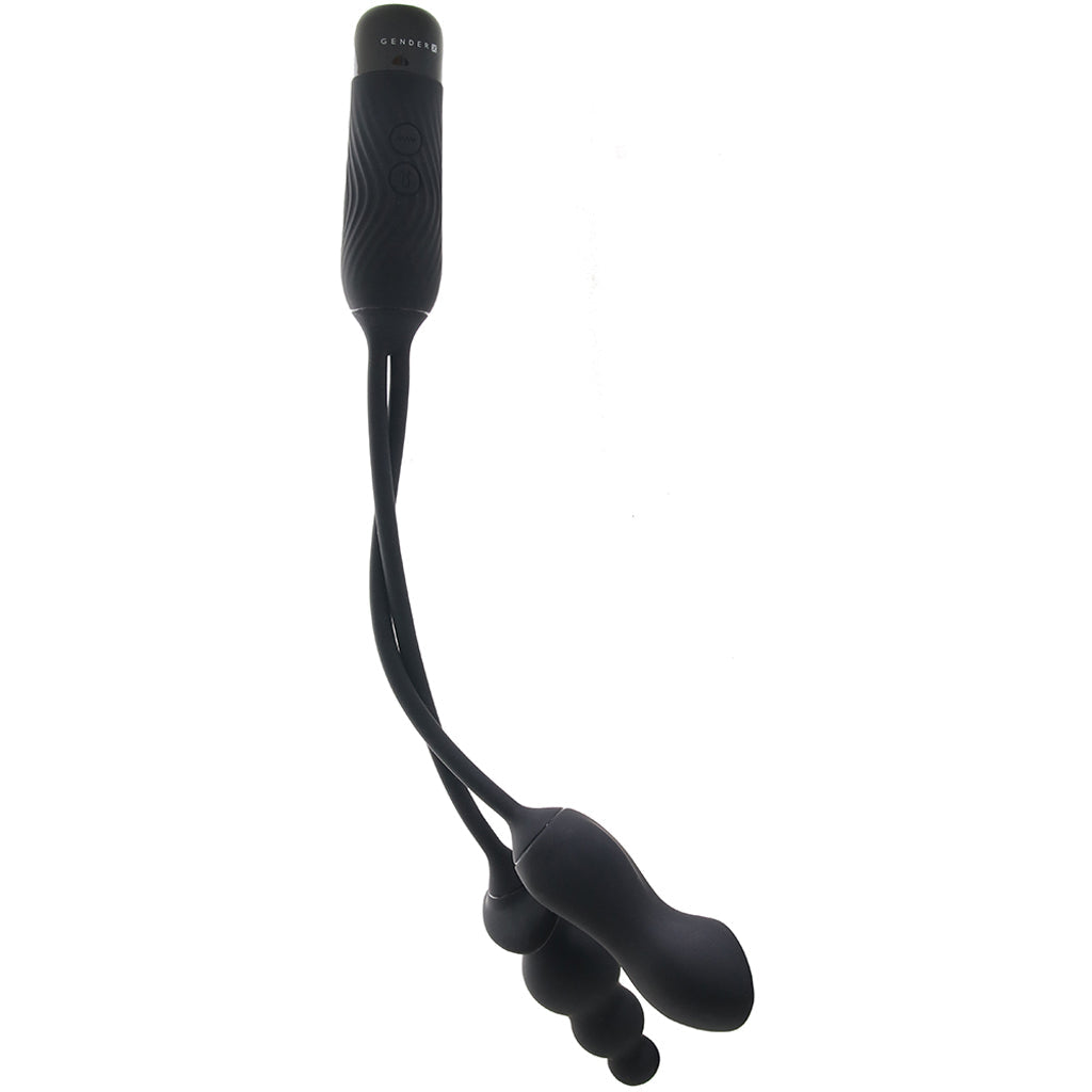 Gender X Double My Pleasure Egg and Plug Vibe Vibrators > Bullet and Egg Vibrators