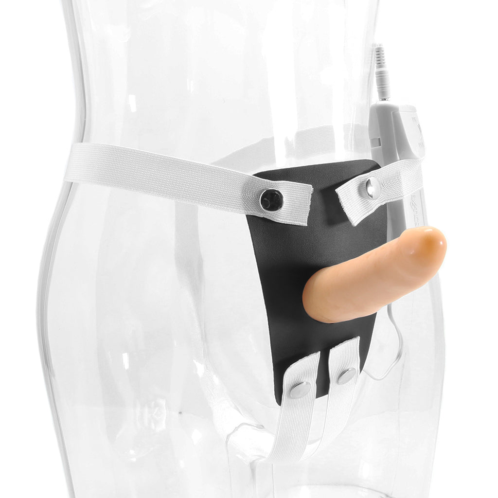 Vibrating Slender Penis Harness Vibrators > Strap-On & Wearable