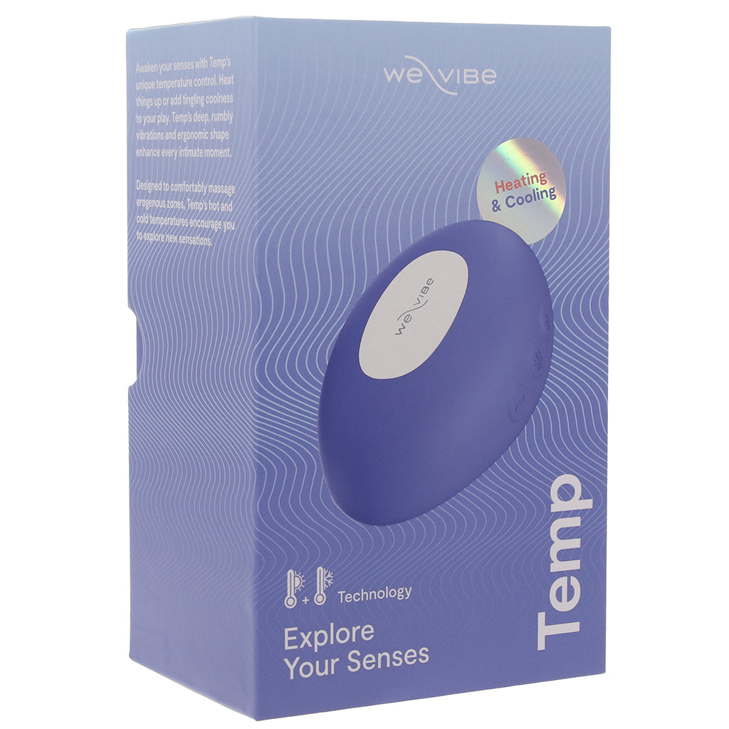 We-Vibe Temp Temperature Play Vibe in Lavender Blue Vibrators > Clitoral Stimulators