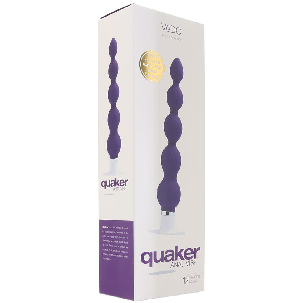 Quaker Anal Vibe in Into You Indigo Anal Sex Toys > Anal Vibrators