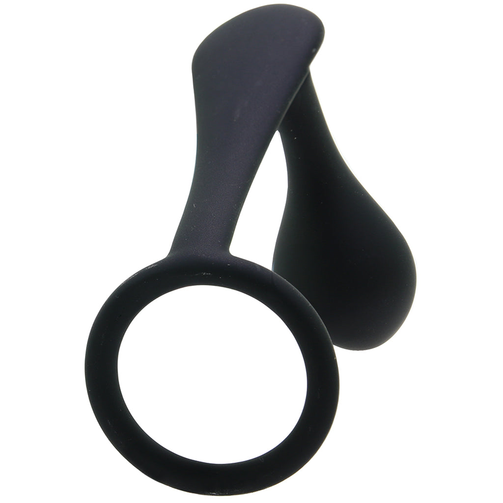 Cock Ring with P-Spot Plug Anal Sex Toys > Prostate Massagers