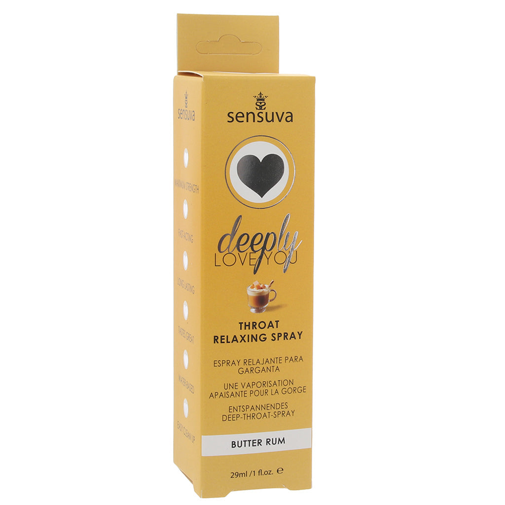 Deeply Love You Throat Relaxer 1oz/29ml in Butter Rum Lubes and Lotions > Sexual Stimulants