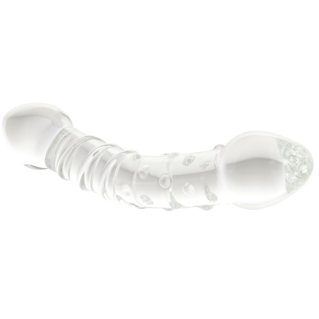 Clarity Celestial Bliss Swirly Glass Dildo Dildo Sex Toys > G-Spot Dildos