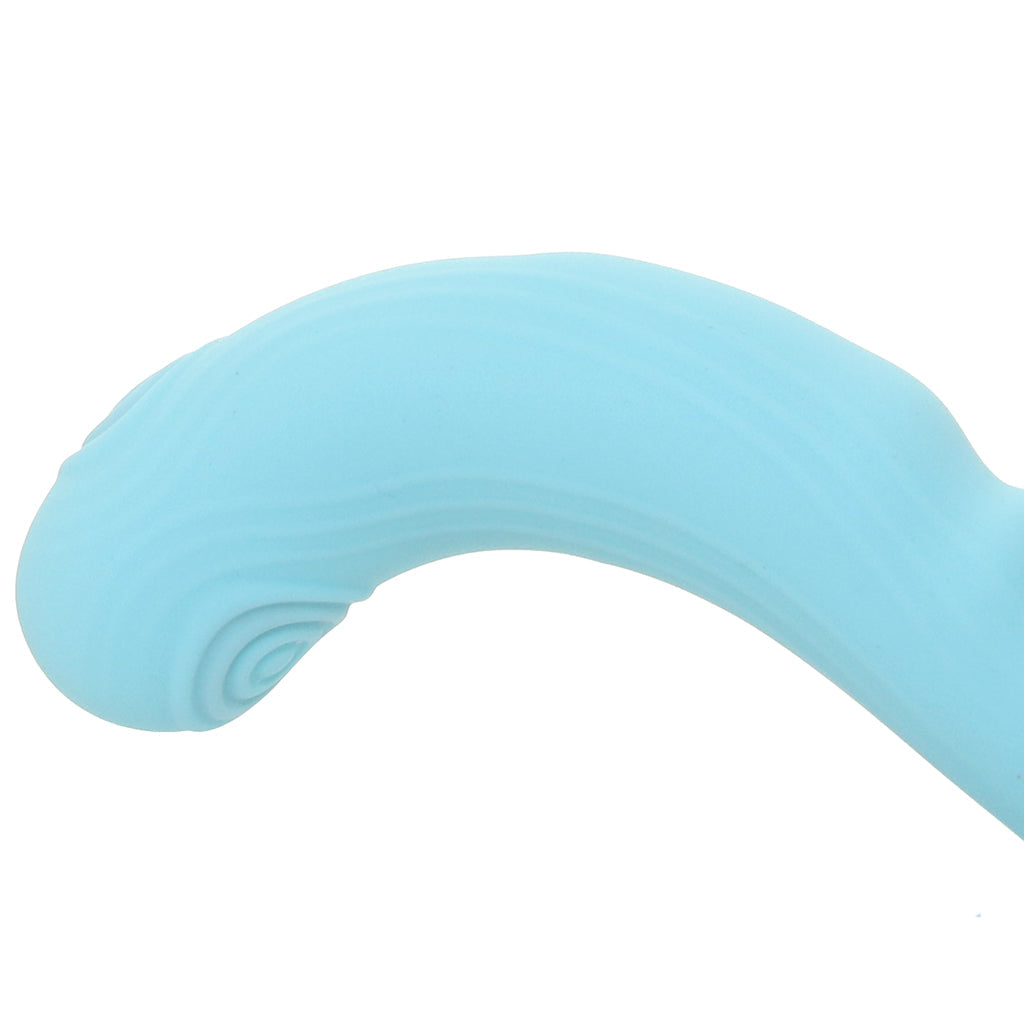 Loveline Tic-Tac Tapping Swirl Vibe in Blue Vibrators > G-Spot Vibrators