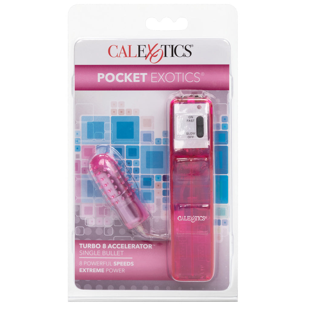 Turbo 8 Accelerator Bullet Vibe in Pink Vibrators > Bullet and Egg Vibrators
