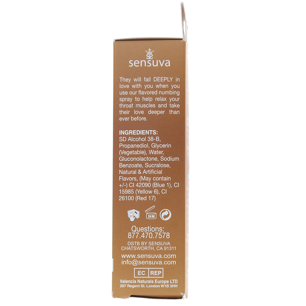 Deeply Love You Throat Relaxing Spray 1oz in Salted Caramel Lubes and Lotions > Sexual Stimulants