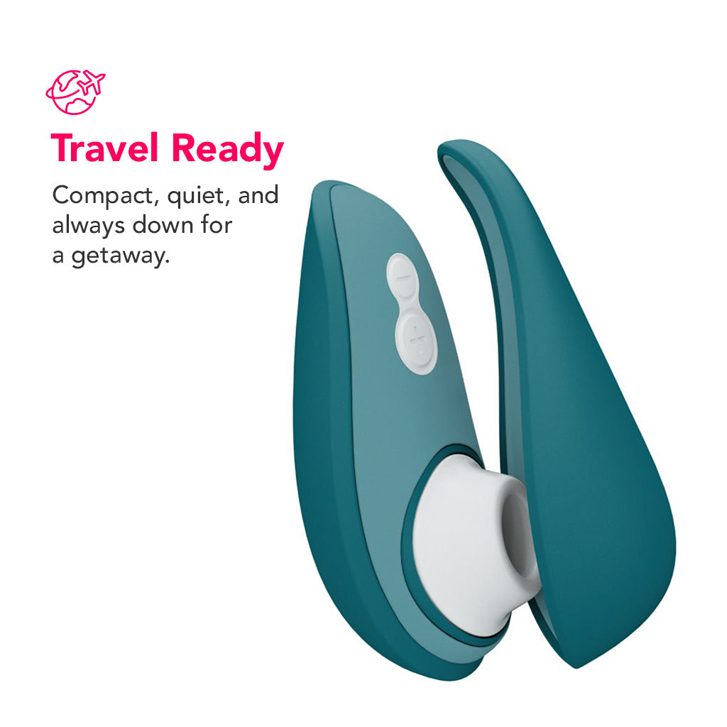 Womanizer Liberty 2 Clitoral Stimulator in Dark Petrol Vibrators > Clitoral Stimulators