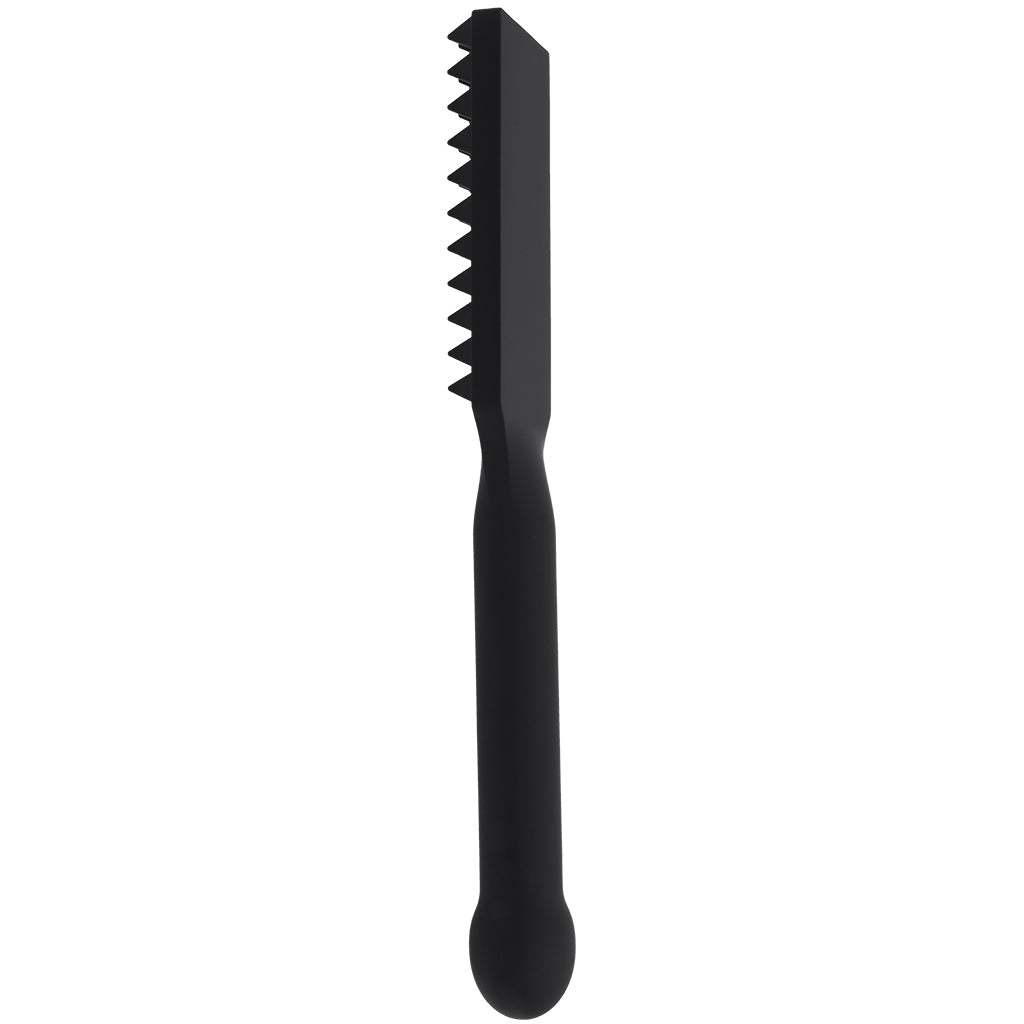 Edge Spiked Silicone Paddle with Insertable Handle Bondage and Fetish > Whips and Crops