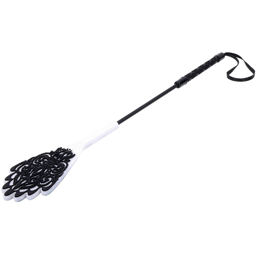 Sex & Mischief Lace Silicone Impression Crop Bondage and Fetish > Whips and Crops