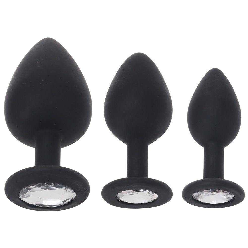 Gemsations Round Gem Silicone Anal Training Kit Anal Sex Toys > Butt Plugs
