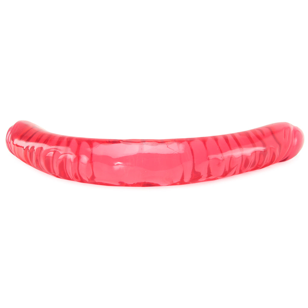 Crystal Jellies 18 Inch Double Dildo in Pink Dildo Sex Toys > Double Ended Dildos