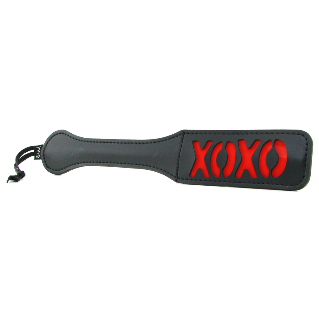 XOXO Paddle in Black Bondage and Fetish > Whips and Crops