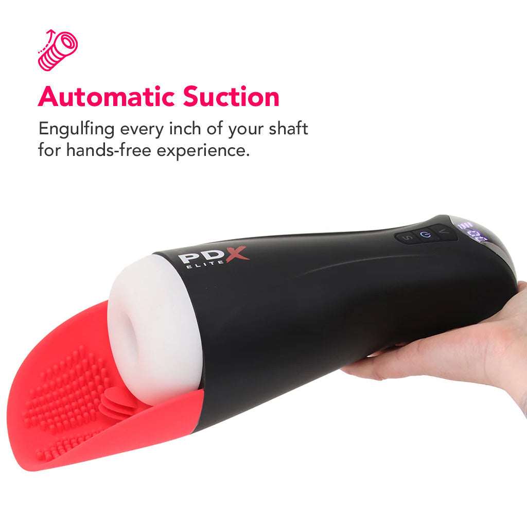 PDX Elite Fap-O-Matic Pro XL Suction Stroker Male Masturbators > Auto Strokers