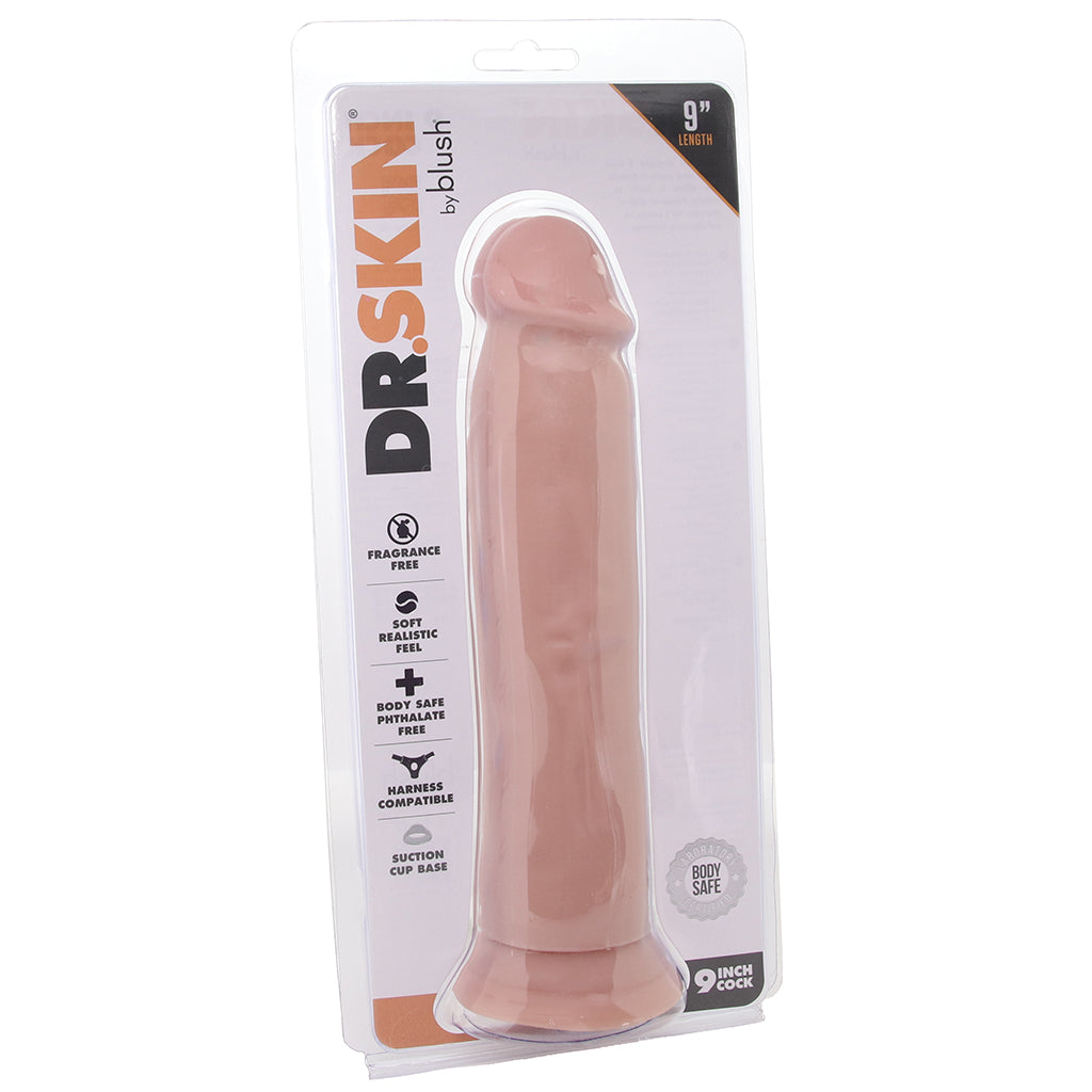 Dr. Skin 9 Inch Cock in Vanilla Dildo Sex Toys > Realistic Dildos