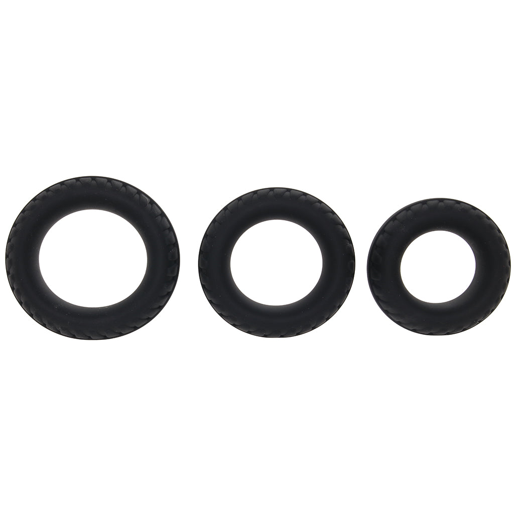 Performance Plus Drift 3 Ring Set Cock Rings
