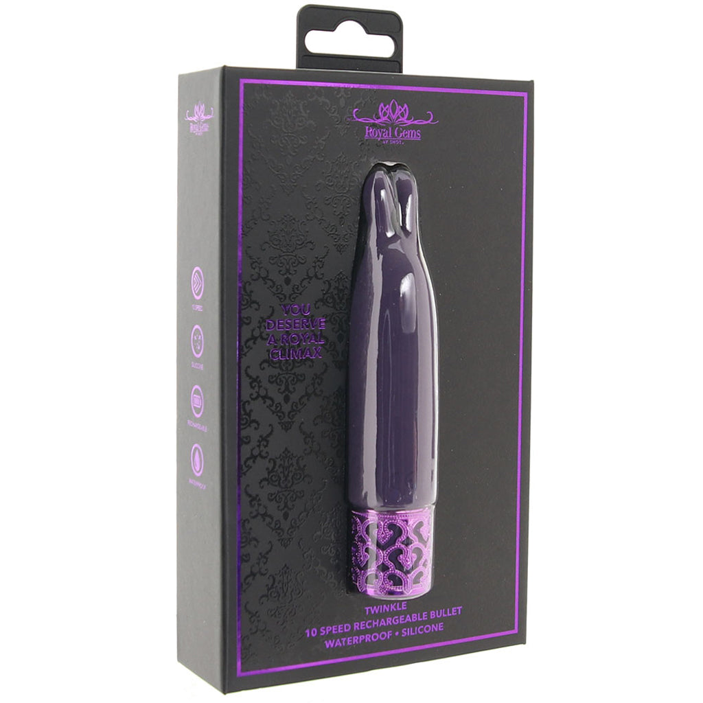 Royal Gems Twinkle Bullet Vibe in Purple Vibrators > Bullet and Egg Vibrators
