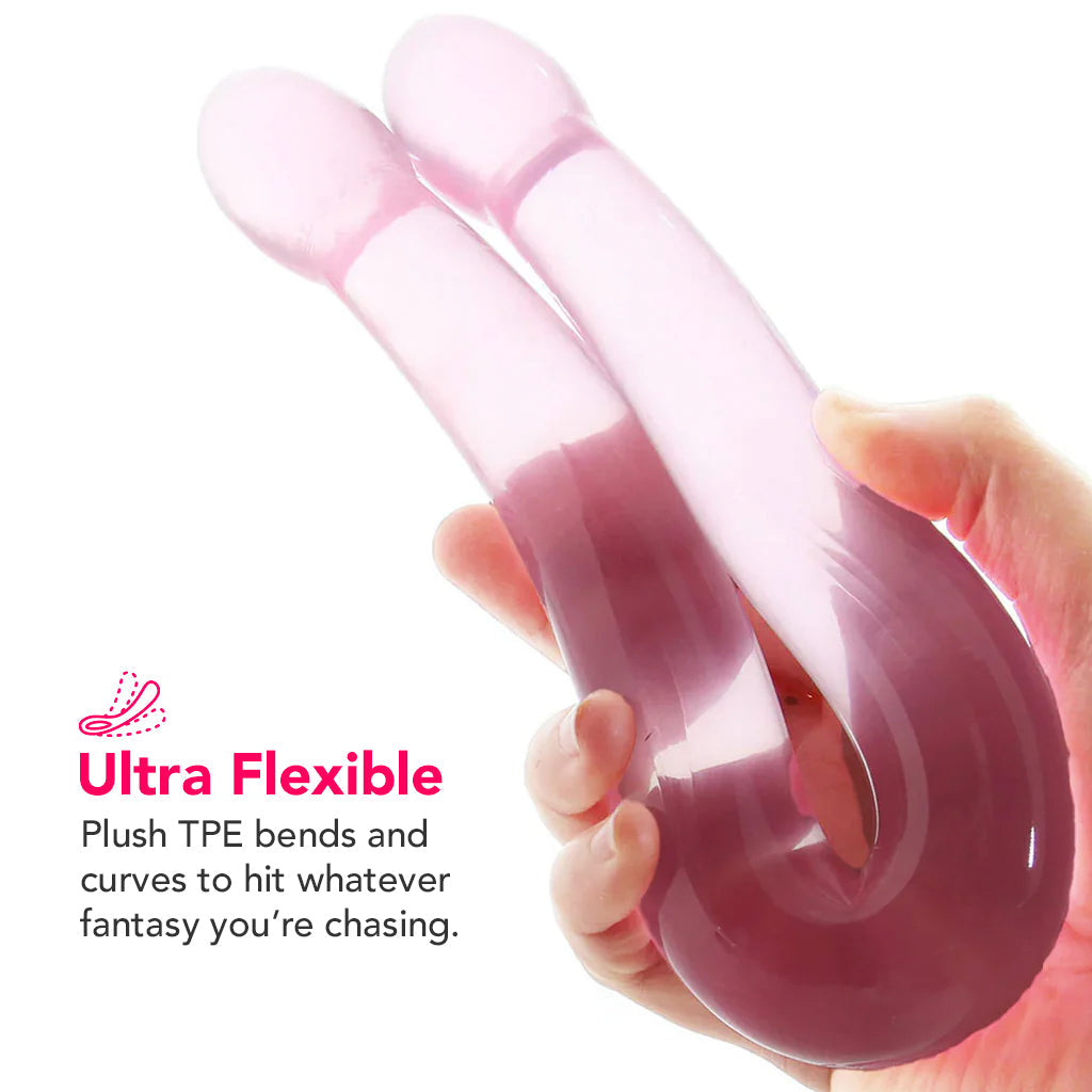 RealRock 17 Inch Double Ended Dildo in Pink Dildo Sex Toys > Double Ended Dildos