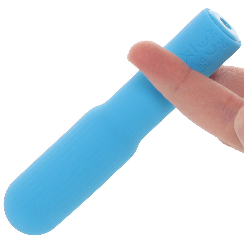 Pocket Rocket Elite Vibe with Texture Sleeve in Sky Blue Vibrators > Bullet and Egg Vibrators