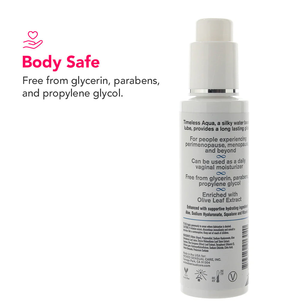 Simply Timeless for Menopause Aqua Lube 4oz/120ml Lubes and Lotions > Water Based Sex Lubes
