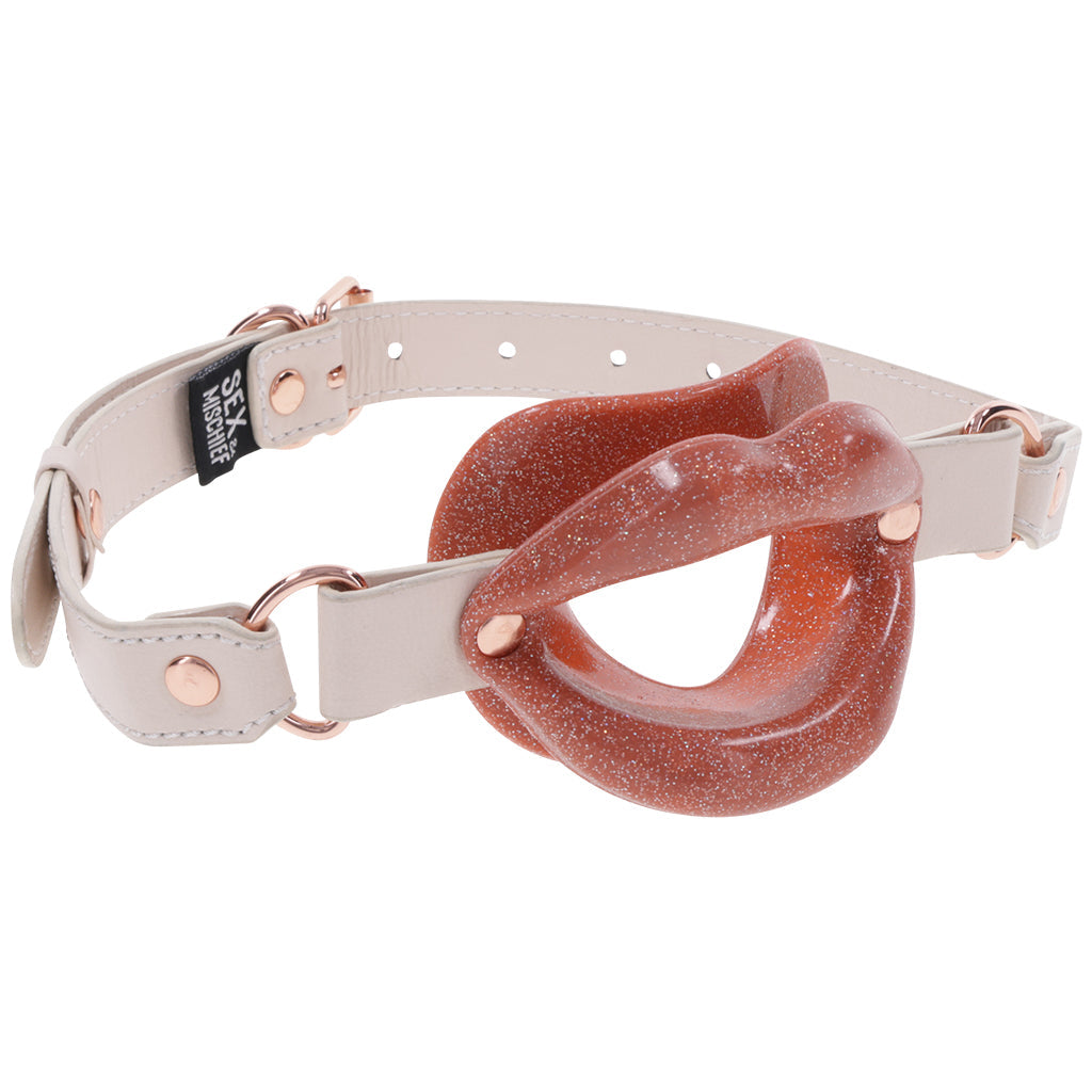 S&M Peaches 'n CreaMe Silicone Lips Gag Bondage and Fetish > Ball Gags & Mouth Restraints