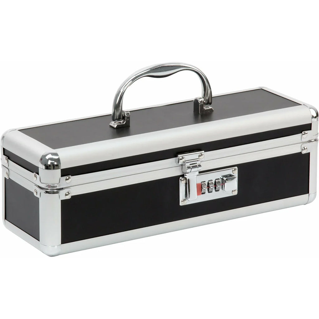 Simple and True Lockable Small Vibrator Case in Black Toy Storage