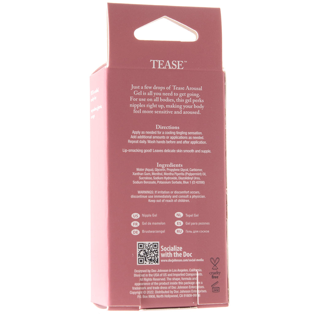 Tease Nipple Arousal Gel .35oz/10g in Mint Lubes and Lotions > Sexual Stimulants