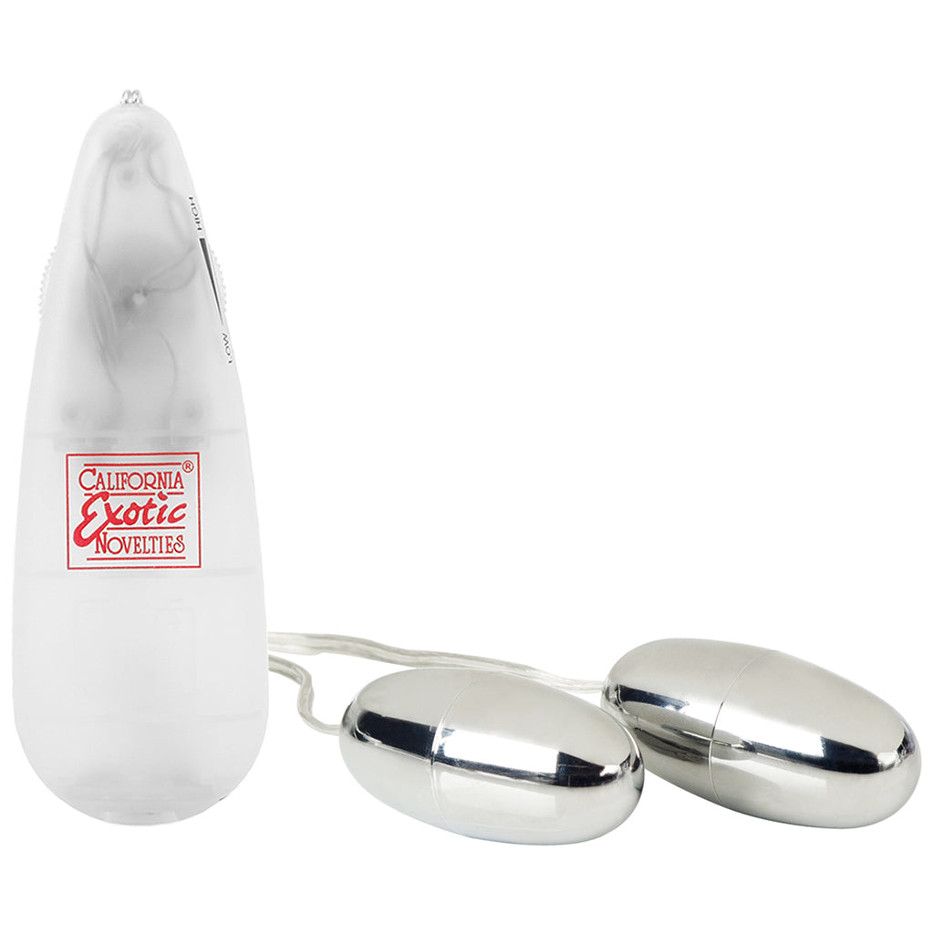 Pocket Exotics Double Silver Bullets Vibe Vibrators > Bullet and Egg Vibrators