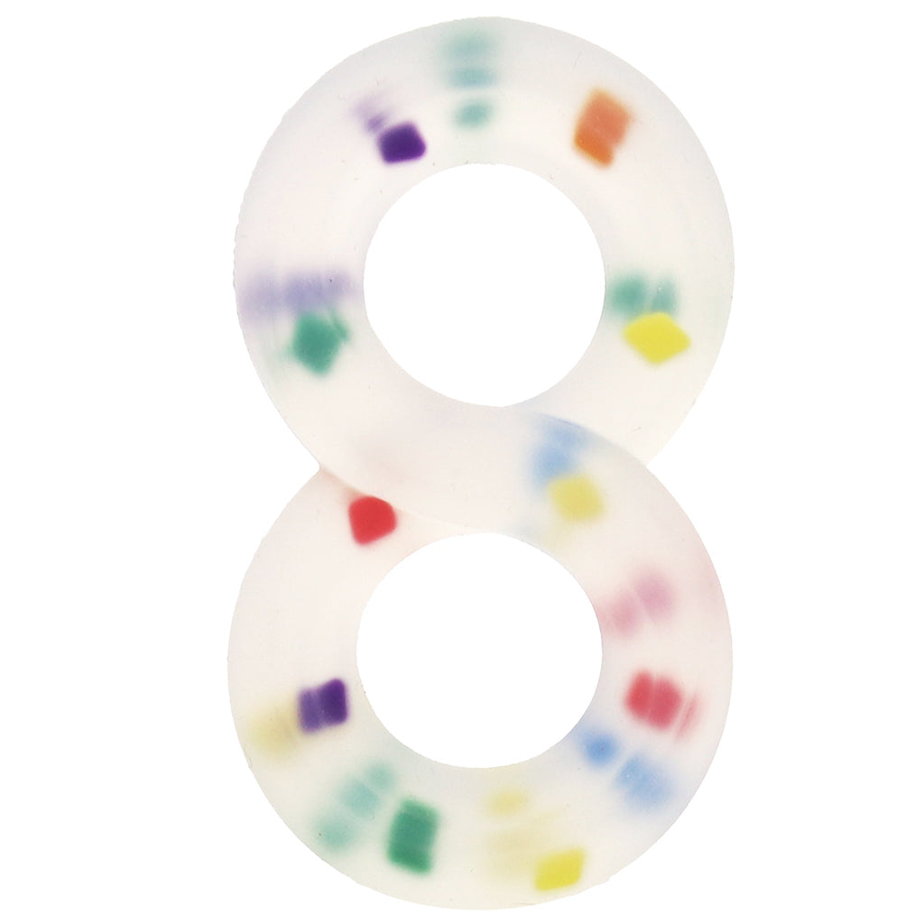Alpha Crazy 8 Party Silicone Cock Ring Cock Rings