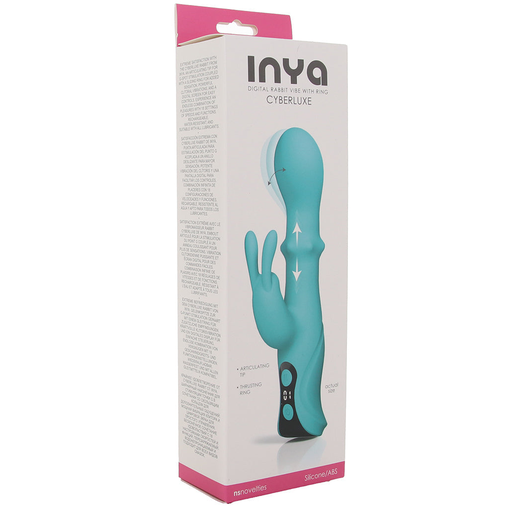 Inya Cyberluxe Rabbit Vibe with Thrusting Ring Vibrators > Rabbit Vibrators