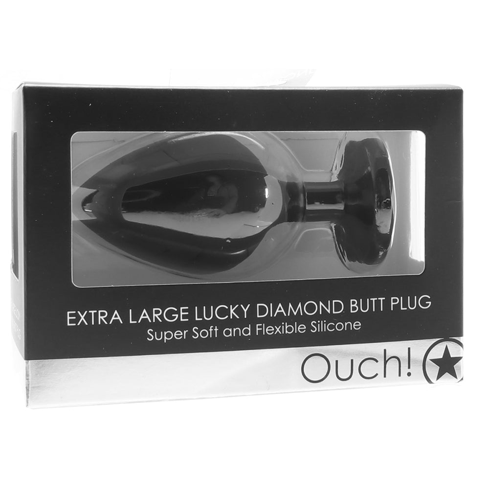 Ouch! Extra Large Lucky Diamond Butt Plug Anal Sex Toys > Butt Plugs
