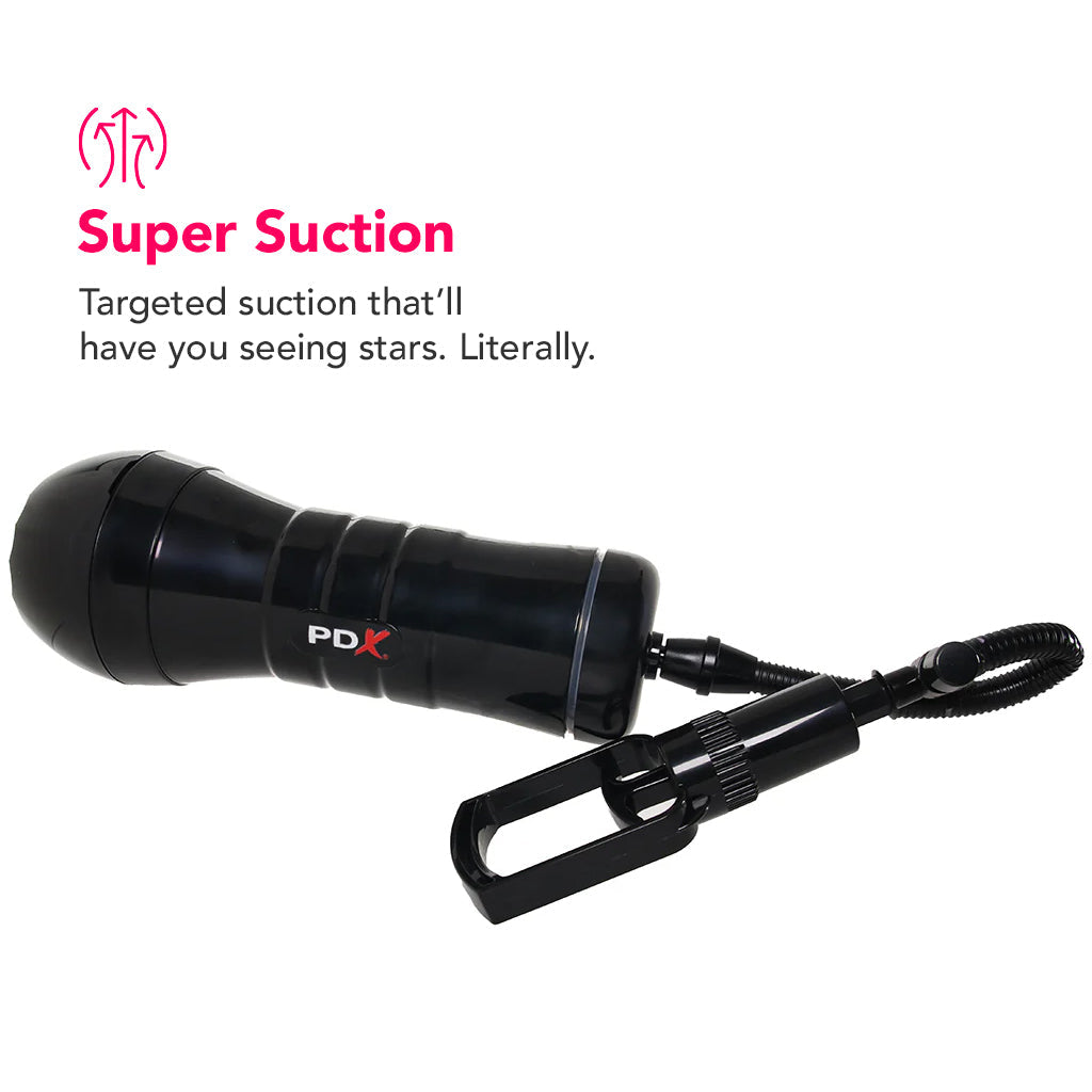 PDX Wet Pussies Super Sucker XXL Stroker in Brown Male Masturbators > Pocket Strokers