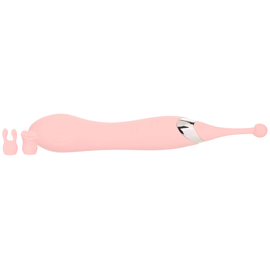 Clit-Tastic Double Sided Teaser with Attachments Vibrators > G-Spot Vibrators