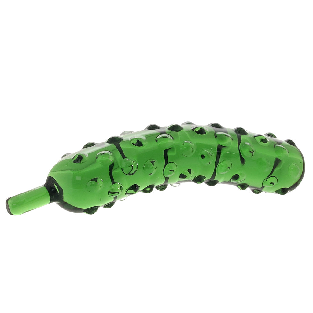 gläs Caressing Cucumber Glass Dildo Dildo Sex Toys > G-Spot Dildos