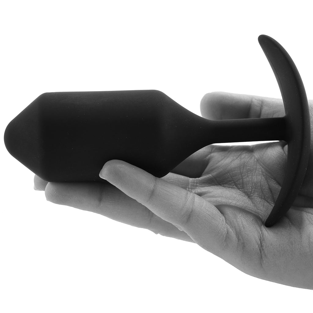 Snug Plug 3 Weighted Silicone Butt Plug Anal Sex Toys > Butt Plugs