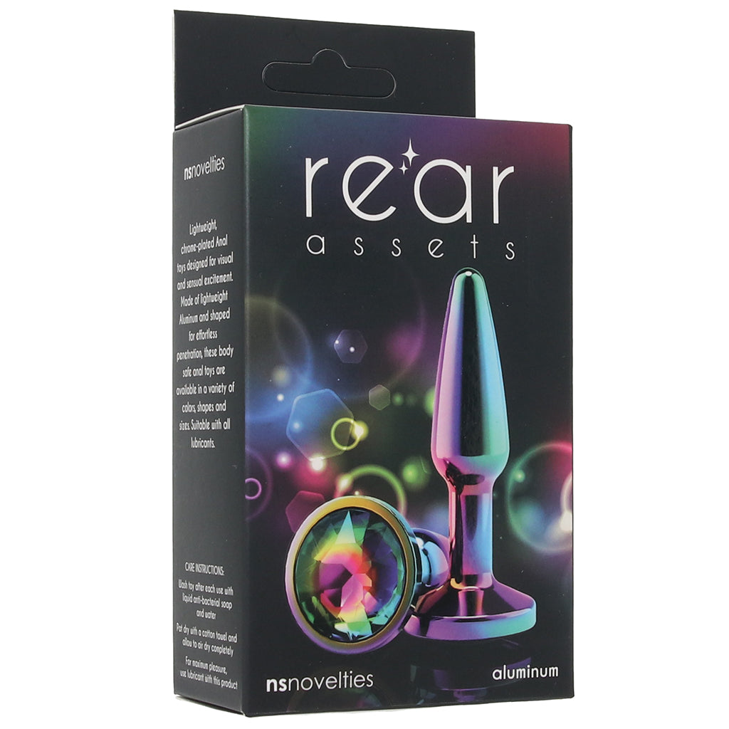 Rear Assets Small Tapered Butt Plug in Multicolour Anal Sex Toys > Butt Plugs